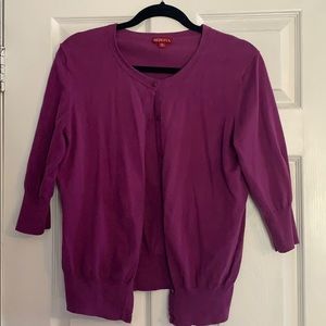 Medina 3/4 Sleeve Button Down Cardigan Sweater